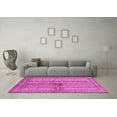 thumbnail image 3 of Ahgly Company Indoor Rectangle Oriental Pink Modern Area Rugs, 5' x 7', 3 of 4