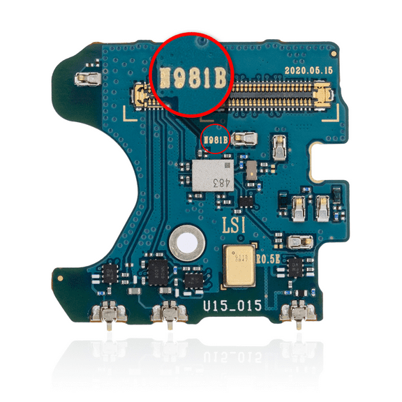 Replacement Microphone PCB Board Compatible For Samsung Galaxy Note 20 5G (N981B) (International Version)