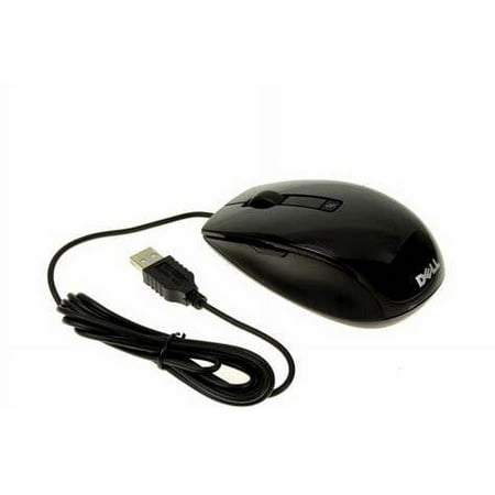 Dell OEM Premium 6-Button USB Black Laser Scroll Mouse - V7623 - J660D