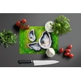 thumbnail image 3 of All Shucked Oysters Glass Cutting Board 12 in x 15 in, 3 of 5