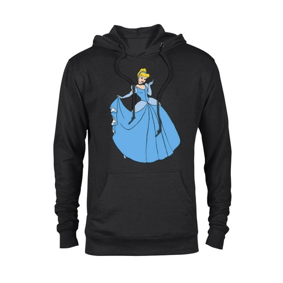 Disney Princess Cinderella in Ballgown Classic T-Shirt - Pullover Hoodie for Adults - Customized-Black