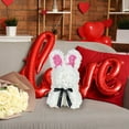 thumbnail image 5 of Iumwxz Valentines Day Gifts for Kids Valentine'S Day Simulation Rose Bunny Cuddle Bunny Birthday Gift Foam Bunny up to 45% off, 5 of 5