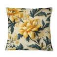 thumbnail image 3 of Designart "Ethnic Damask Highlights" Floral Printed Throw Pillow, 3 of 5