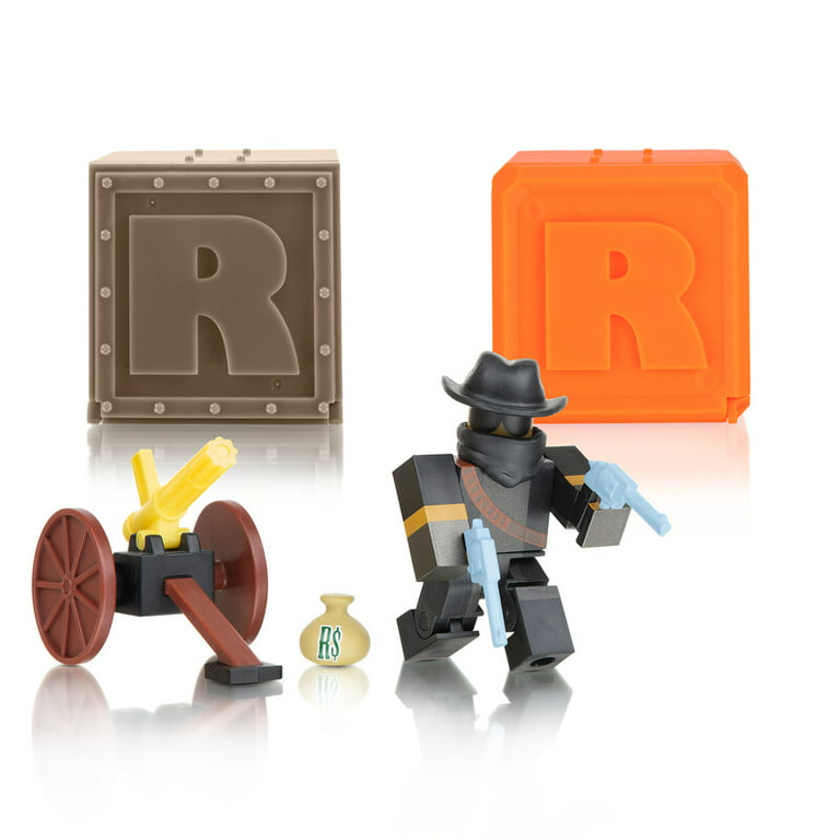 Roblox Action Collection - Dungeon Quest: Industrial Guardian Armor Core +  2 Mystery Figure Bundle [Includes Exclusive Virtual Item] 