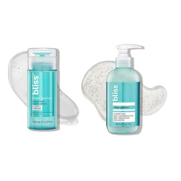 Set Bliss, kit de rutina diaria para el acné de Skincare Set, para limpiar y tonificar