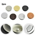 thumbnail image 5 of 2pcs Desk Plastic Grommet Table Cable Computer Desk Cover Wire Hole Cover, 5 of 5