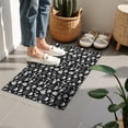 thumbnail image 4 of Black White Medical Symbol Pattern Door Rugs,Washable Non Slip Door Mats Indoor,Decorative Door Mats,Entry Mat Indoor for Entrance,Bedroom,Kitchen,Bathroom,16"x24", 4 of 6