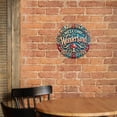 thumbnail image 6 of Welcome to Wonderland Round Tin Sign Vintage Metal Poster Living Room Bar Man Cave Home Wall Art Decor 8x8inch, 6 of 8