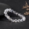 thumbnail image 2 of Pulsera de cuarzo transparente natural con perlas redondas de 12 mm, 2 of 2