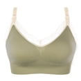thumbnail image 3 of Fvwitlyh Sticky Bra Womens 2pcs Solid Color Strapless Non Slip Adjustment Rimless Dress Bra F Cup Khaki,M, 3 of 5