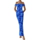 thumbnail image 3 of Vestido PRETTYGARDEN Floral de Verano 2025, Hombros Descubiertos, Talle XL, 3 of 5