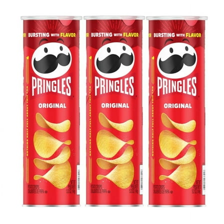 3 Pack | Pringles Potato Chips, Original