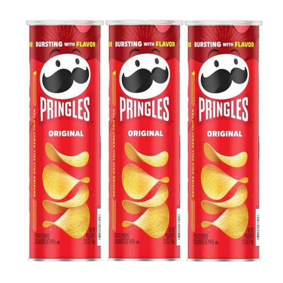 3 Pack | Pringles Potato Chips, Original