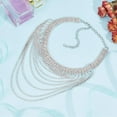 thumbnail image 5 of 1Pc Full Rhinestone Necklace Layered Choker Necklaces Crystal Neck Chain Festival Party Necklace Jewelry, 5 of 8