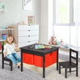 thumbnail image 2 of Infans 2-in-1 Kids Activity Table & 2 Chairs Set w/Storage Building Block Table, 2 of 7