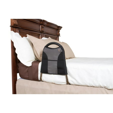 Standers Bed Rail - Stander Bedside Econorail Elderly Adult Mobility Bedside Safety Rail and Home Bed Support Handle, Travel Rail & Pouch