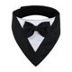 thumbnail image 1 of Pañuelo para perro, cuello de esmoquin, suave, para disfraz, decoración, bufanda para cachorro, para cumpleaños, Navidad, Halloween, Acción de Gracias Negro, 1 of 8