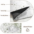 thumbnail image 6 of Green Polka Dot Washable Area Rug 2x6 Watercolor Green Gradient Abstract Modern Low-Profile Area Rugs with Non Slip Backing Indoor Floor Carpet for Entrance Living Room Bedroom Home Office, 6 of 9