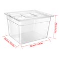 thumbnail image 5 of Large Capacity Slow Cook Machine Container 12L with Clear Window for Kitchen, 5 of 7