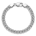 thumbnail image 6 of Auriga Fine Jewelry 925 Sterling Silver Polished Link Bracelet 7.5inch for Women, 6 of 6