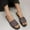 Black, variant on AXXD Women Black Sandals Summer Flat Sandals Comfortable Shoes Polka Tulle Open Toe