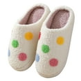 thumbnail image 2 of Aueoeo Women Slippers,New Couple Home Four Seasons Linen Baotou Slippers Men And Women's Home Floor Cloth Absorbent Cotton Linen Slippers on Clearance, 2 of 7
