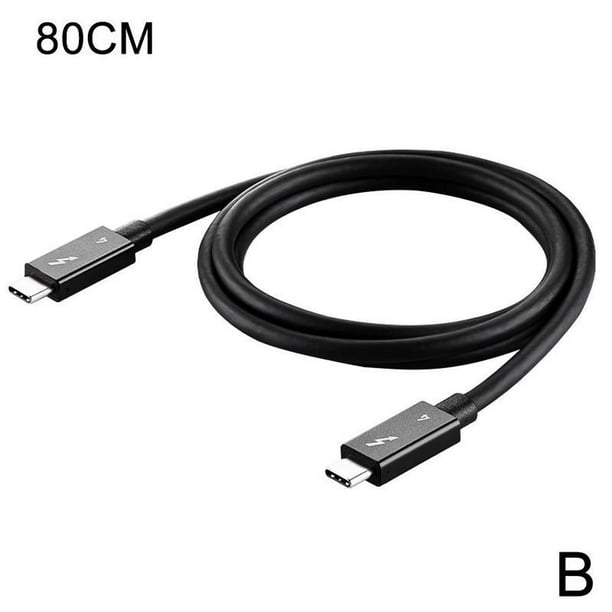 For PC Intel Certified For Thunderbolt 4 Cable 40Gbps 100W Gen 2 USBC