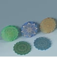 thumbnail image 4 of Molde de silicona for posavasos con diseño de Mandala y pegamento de cristal for decoración de mesa, 4 of 6