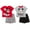Red / grey, variant on Disney Mickey Mouse Toddler Boys T-Shirts and French Terry Shorts Infant to Little Kid