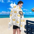 thumbnail image 5 of Dreamtimes Beach Towels Duck Camping Towels Chick Sand Free Beach Towel, 30"x60" Large Beach Towels Quick Dry Bath Travel Towels Pool Yoga Beach Mat for Men Women, 5 of 7