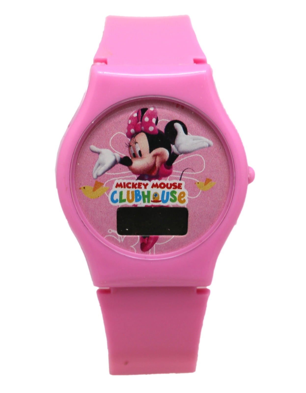 Digital Watch Mickey Mouse Clubhouse Minnie Mouse Pink Colored Kids Digital Watch Walmart