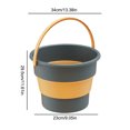 thumbnail image 2 of Cubo plegable de 5/10/17L cubo de agua plegable ahorro de espacio para viajes a casa, 2 of 8