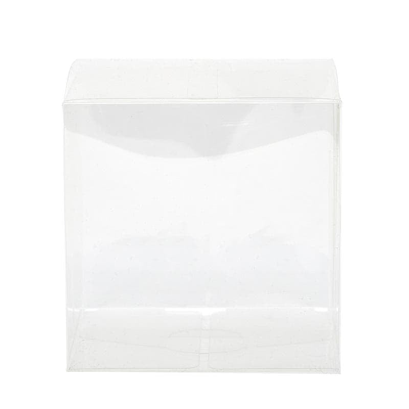 50ea - 6-1/2 x 3 7/8 inch x 7 1/4 inch Clear PVC Tuck Top Box by Paper Mart