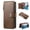 Brown, variant on For iPhone 17 Pro Wallet [Support Magsafe Charger] Flip Magnetic Detachable 2 in 1 Flip PU Leather Phone Case with Card Slots [RFID Blocking], Zipper Bag, Kick-Stand Cover,Green