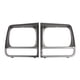 thumbnail image 3 of 2x CH2513156 Puerta de faro Accesorios para coche Bisel de faro delantero izquierdo y derecho Patrón de carbono, 3 of 9