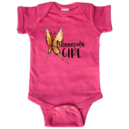 

Inktastic Minnesota Girl- Butterfly Gift Baby Girl Bodysuit