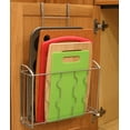 SimpleHouseware Over the Door Organizer Holder, Silver