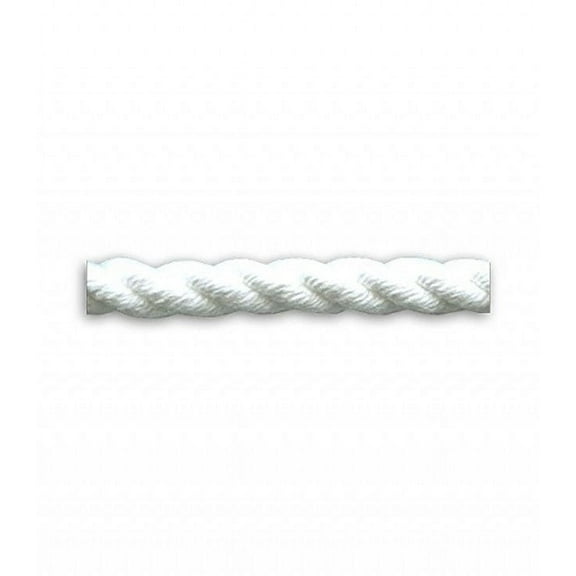 WHITE 6MM (1/4") COTTON ROPE