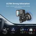 thumbnail image 2 of Suction Cup Mount for DJI Osmo Nano Action 6 5 4 for Insta360 Go Ultra X5 X4 for Gopro Hero 13/12/11 MAX 2 Accessories Car Adapter Versatile Kit,Windshield/Window/Dashboard Holder, 2 of 8