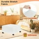 thumbnail image 2 of Funda de Ottomán Cuadrada Estirable Uxcell 31" x 31" x 15" Funda de Ottomán de Tela Protector para Muebles/Sala de Estar/Interior [Blanco], 2 of 7
