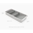 thumbnail image 4 of UYGDUY-DrawerStore 2-Tier Knife Kitchen Drawer Organizer, Holds up to 11 Knives, Disassembles for Easy Cleaning, Recycled Plastic, 4 of 4