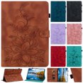 thumbnail image 6 of XYX for Kindle Paperwhite (11th Generation-2021/2023/2024) Case, PU Leather Slim Folio with Multi-Angle Stand - Brown Lily Flower, 6 of 7
