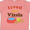 thumbnail image 4 of Inktastic Vizsla Loved by a (dog Breed) Boys or Girls Toddler T-Shirt, 4 of 5