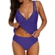 thumbnail image 2 of Tankini para mujer, traje de baño de dos piezas con tirantes ajustables en la espalda, conjunto de traje de baño, traje de baño de dos piezas para mujer, trajes de baño tankini para mujer, traje de ba, 2 of 9