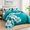 Gradient Teal-Queen, variant on Queen Sizeforter Set Navy Blue Flbedding Sets 3 Piece