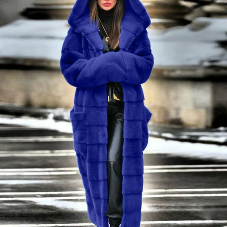 Royal blue hotsell womens winter coat