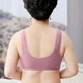 thumbnail image 3 of Daisy Bras for Older Women 2025 - Front Closure No Underwire, Full Coverage Seamless Bra, Breathable Push Up Plus Size Soft Bralette for Seniors, 3 of 4