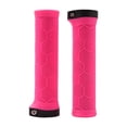 thumbnail image 2 of Quzzie 2 Pieces Bike Handlebar Grips Ergonomic Rubber Non Slip Locking Grips Shock Absorbing Wraps for Mountain Folding Bikes Suitable for School Commuting Weekend Cycling Pink, 2 of 8