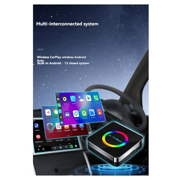 Android 13 Ai TVBox Box Carplay WIFI6 2G 32G Wireless Carplay/Android Auto to