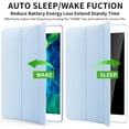 thumbnail image 3 of Case for iPad with Pencil Holder, [Auto Sleep/Wake] Soft Back Trifold Stand, 3 of 6
